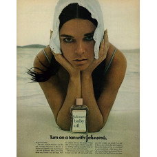 Ali MacGraw advertentie Johnson's Baby Oil , 1971