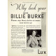 Billie Burke advertentie Lux, 1931