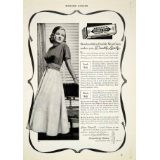 Joan Bennett advertentie Wrigley's kauwgom - 1938