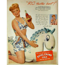 Lucille Ball advertentie RC Cola
