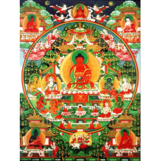 Amitabha en 8 Yidams thangka B - prints en kaarten