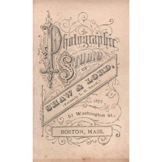 Photographic Studio - cover brochure 1879