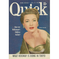 Anne Baxter cover Quick, 1951