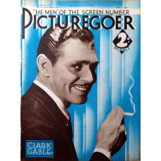 Clark Gable  cover Picturegoer Magazine, 1 juni 1935