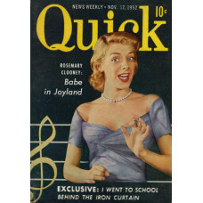 Rosemary Clooney cover Quick, 1952