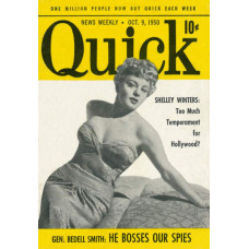 Shelley Winters cover Quick - 1950