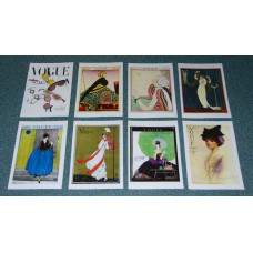 8 Vogue covers kaarten - set A