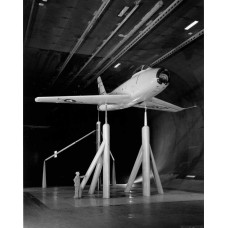 F-86 in windtunnel - fotoprint
