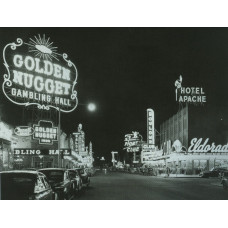 Fremont Street, Las Vegas, 's nachts - 1948
