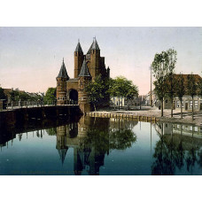 Amsterdamse Poort - Haarlem - ca. 1890 - fotoprint