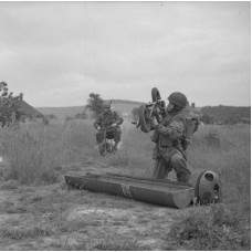 Britse paratroopers op oefening, 1943