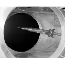 Saturnus V raket in windtunnel