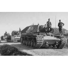 Sovjet KV-1 tanks in Duitse dienst