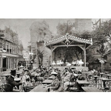 Terras van de Moulin Rouge - 1889