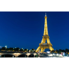 Eiffeltoren bij nacht - fotoprint