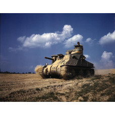 M3 "Lee"  tank tijdens oefeningen, 1942
