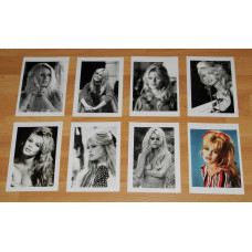8 Brigitte Bardot kaarten - set B