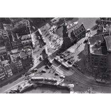 Amsterdam - Muntplein - ca. 1955 - luchtfoto