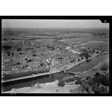 Deventer, luchtfoto, ca. 1930