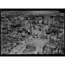 Groningen - Grote Markt e.o. - luchtfoto - ca. 1930