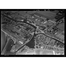Lemmer - luchtfoto, ca. 1930