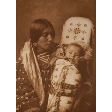 Apsaroke moeder en kind - 1908