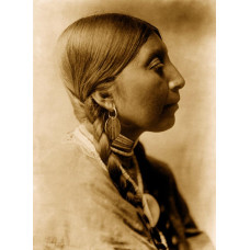 Jonge Wishram vrouw - ca. 1910