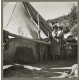 Mescalero vrouw voor haar tipi - 1936