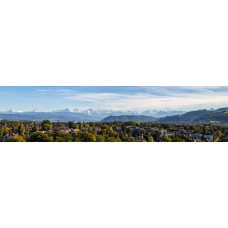 Alpen - panoramische fotoprint