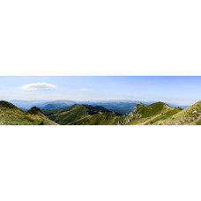 Berglandschap AV - panoramische fotoprint