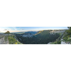 Berglandschap BL - panoramische fotoprint