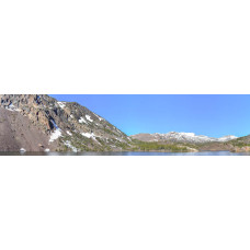 Berglandschap CB - panoramische fotoprint