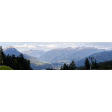 Berglandschap CD - panoramische fotoprint