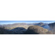 Berglandschap CG - panoramische fotoprint