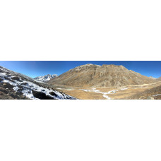 Berglandschap K - panoramische fotoprint