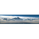 Bergmeer met ijs - panoramische fotoprint
