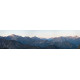 Bergtoppen - panoramische fotoprint