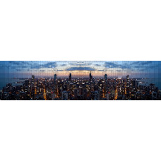 City skyline - panoramische fotoprint 7