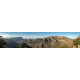 Drie Rondavels Zuid-Afrika - panoramische fotoprint
