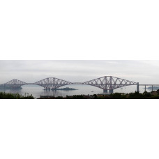 Firth of Forth brug, Schotland - panoramische fotoprint