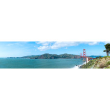 Golden Gate Bridge USA - panoramische fotoprint