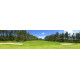 Golfbaan - panoramische fotoprint