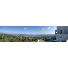 Griffith Observatorium Californië - panoramische fotoprint