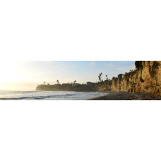 Kustlijn Californie USA - panoramische fotoprint