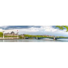 Lyon Frankrijk - panoramische fotoprint