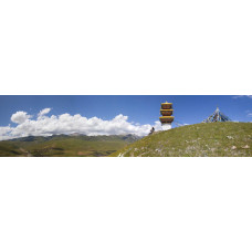 Qinghai China - panoramische fotoprint