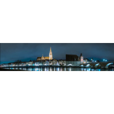 Regensburg Duitsland - panoramische fotoprint