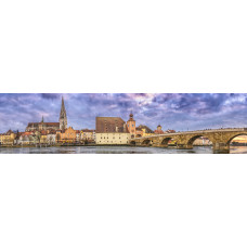 Regensburg Duitsland - panoramische fotoprint 2