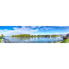 Rijn Duitsland - panoramische fotoprint