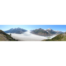 Salmon Glacier Alaska - panoramische fotoprint